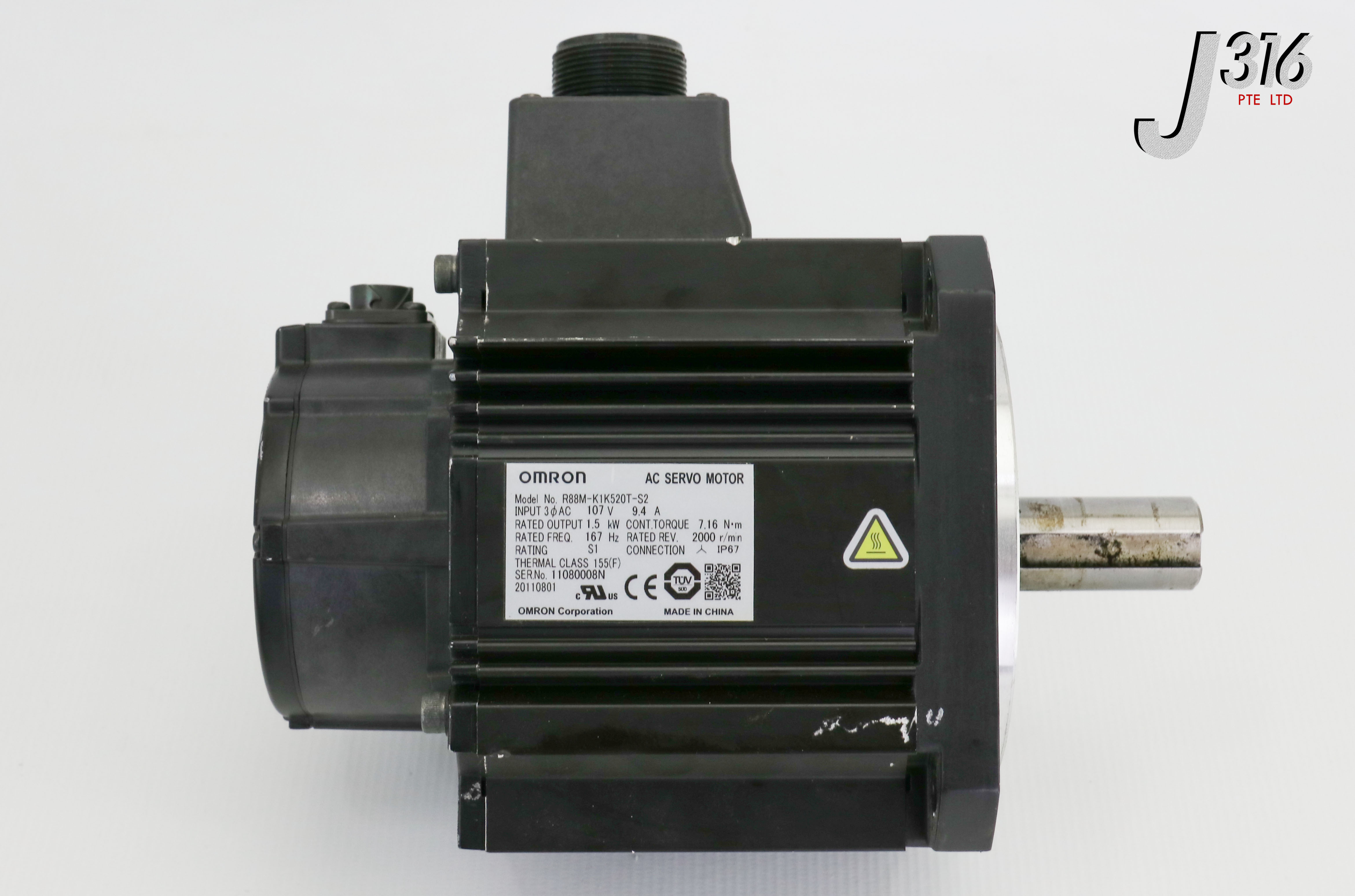 ※mo※ 25436 OMRON AC SERVO MOTOR R88M-K1K520T-S2 | eBay